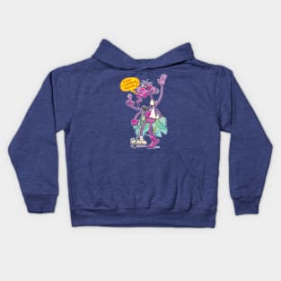 Wounded mosquito begging to stop clapping Kids Hoodie